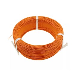 ST-CB02-PAN-010 4mm Single Core Flexible Panel Wire, Various Colours, 100M Rolls - Orange / Roll