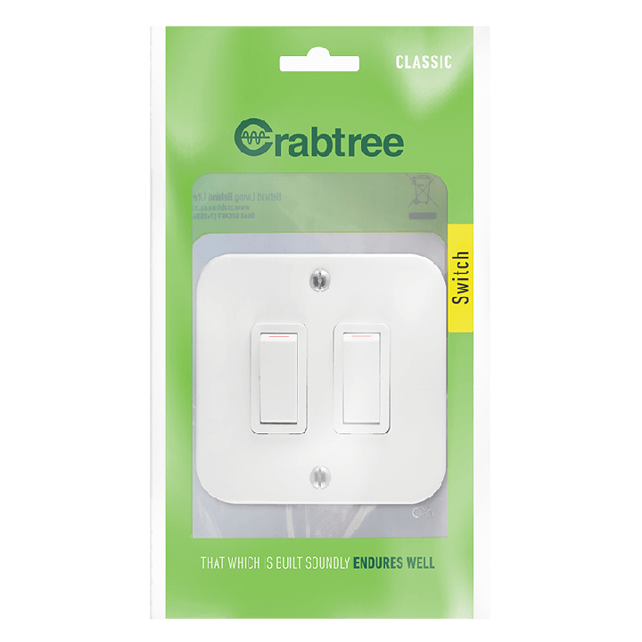 Crabtree SU-GH05-CRA-002 2Lever Industrial Switch Crabtree 18081/101