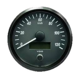 VDO Speedometer Singleviu 100mm 120 Km/h 12V/24V