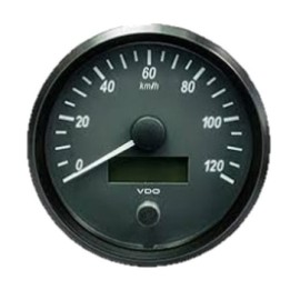 VDO Speedometer Singleviu 80mm 120 Km/h 12V/24V