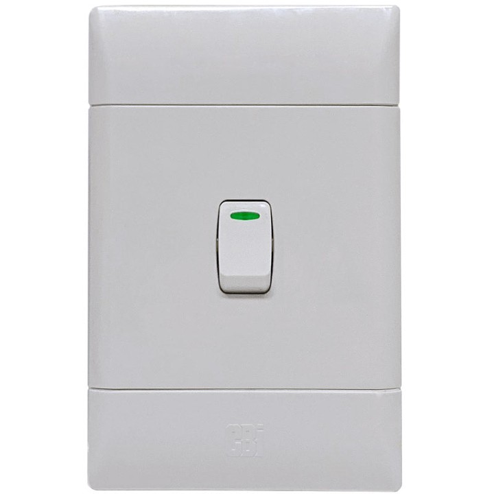 CBI BE-CBI-0000048 SUL121 1Lever 2Way 16A Light Switches Ultra Range 2X4 - White