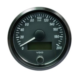 VDO Speedometer Singleviu 80mm 200 Km/h 12V/24V