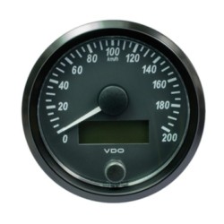 VDO Speedometer Singleviu 80mm 200 Km/h 12V/24V
