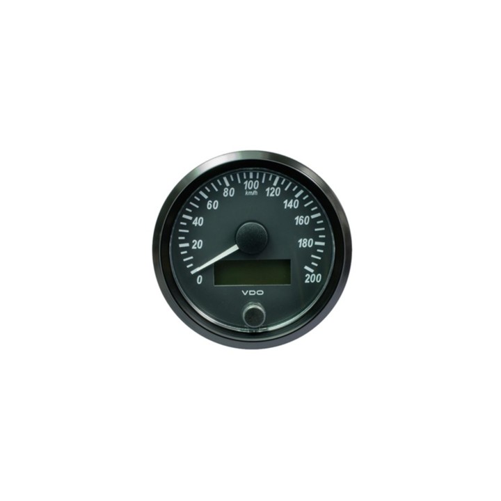 VDO Speedometer Singleviu 80mm 200 Km/h 12V/24V