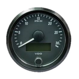 VDO Tachometer Singleviu 80mm 3000 Rpm 12/24v (gauge Only)
