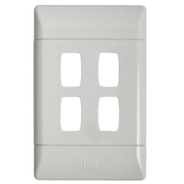 CBI G003-P 4Lever Grid Plate 2x4 White - CBI Range