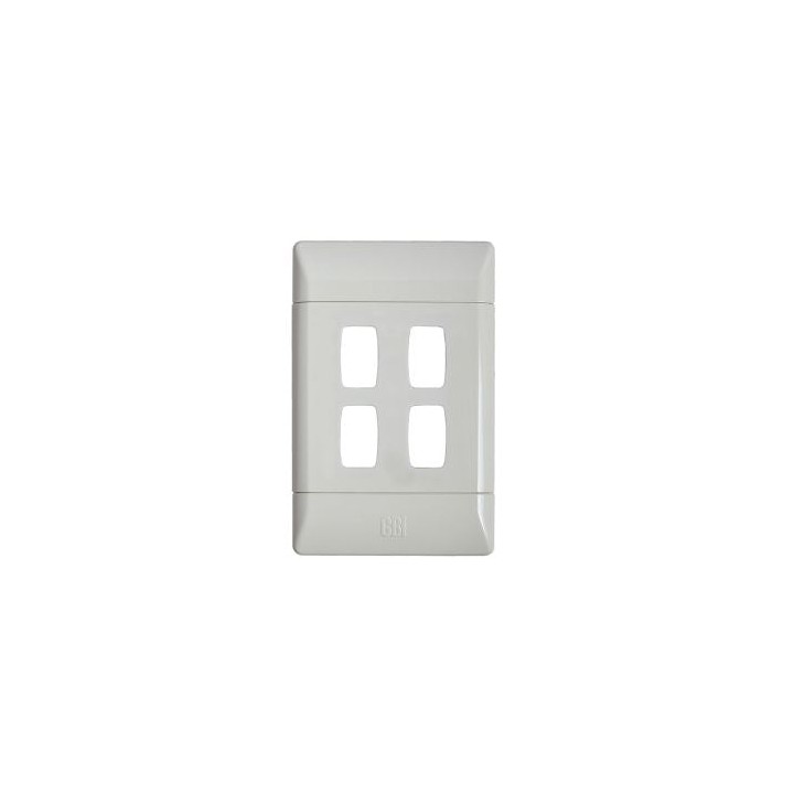 CBI G003-P 4Lever Grid Plate 2x4 White - CBI Range