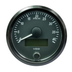 VDO Tachometer Singleviu 80mm 4000 Rpm 12V/24V