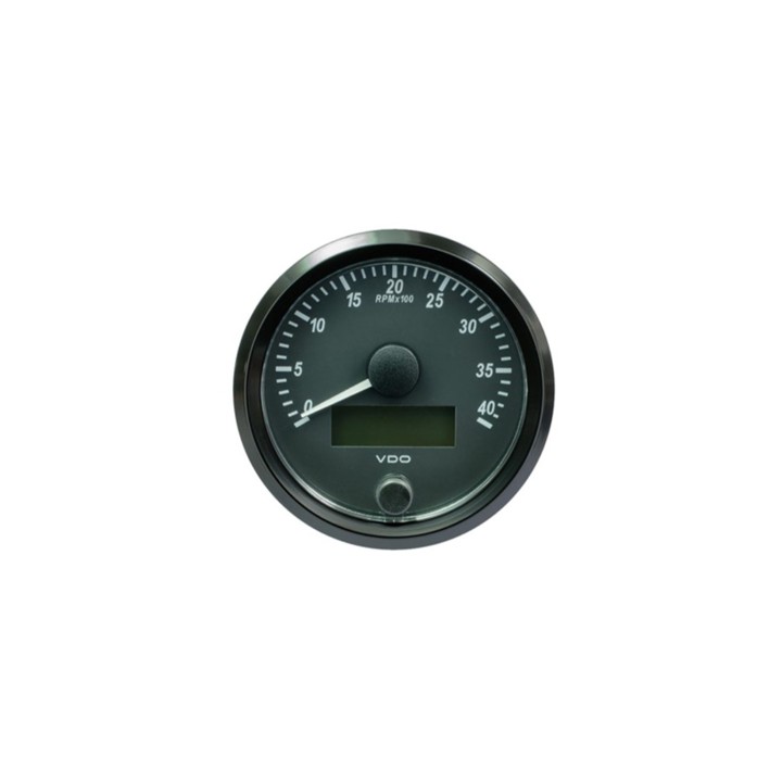 VDO Tachometer Singleviu 80mm 4000 Rpm 12V/24V