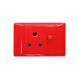 CBI PS671R-P Single Dedicated 2X4 Switched Socket - CBI Range