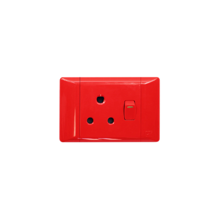 CBI PS671R-P Single Dedicated 2X4 Switched Socket - CBI Range