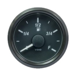 VDO Tank Level Gauge Singleviu 52mm 3 180 Ohm 12/24v (gauge Only)
