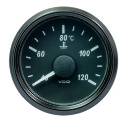 VDO Temperature Gauge Singleviu 52mm 120c Coolant 287 22ohm 12/24v (gauge Only)
