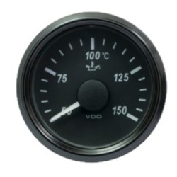 VDO Temperature Gauge Singleviu 52mm 150c 12/24v (gauge Only)