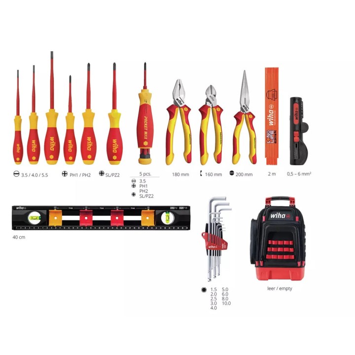 Wiha WIH930030602 Backpack Toolkit 27Piece