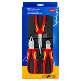 Knipex KPX002012 Plier Set 3Piece VDE 1000V