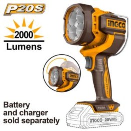 INGCO CWLI20885 Work Lamp 20V PS+C/L 2500Lumens