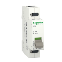 Schneider A9S60132 ISW 1P 32A 415V Isolator