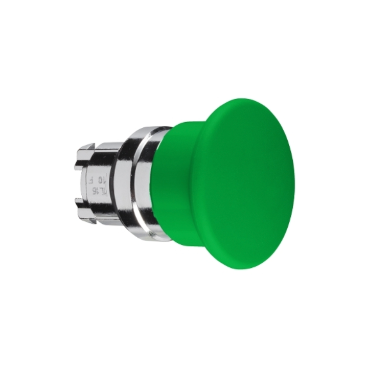 Schneider ZB4BC3 Green Mushroom Push Button Head