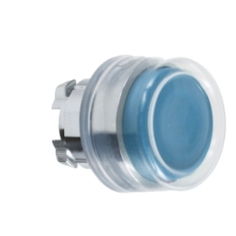 Schneider ZB4BP6 Blue Push Button Flush Head Booted