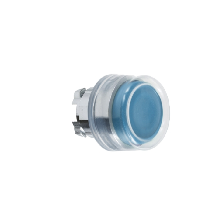 Schneider ZB4BP6 Blue Push Button Flush Head Booted