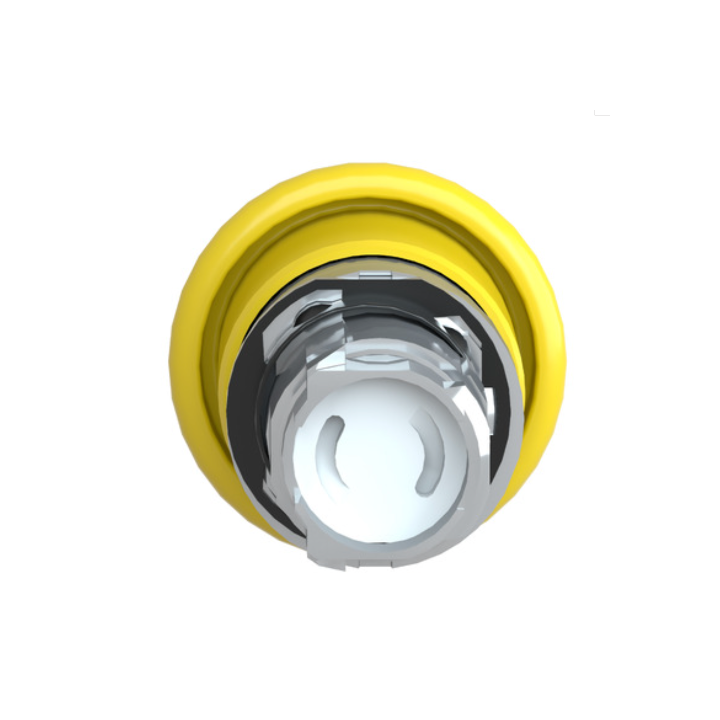 Schneider ZB4BC5 Yellow Mushroom Push Button Head