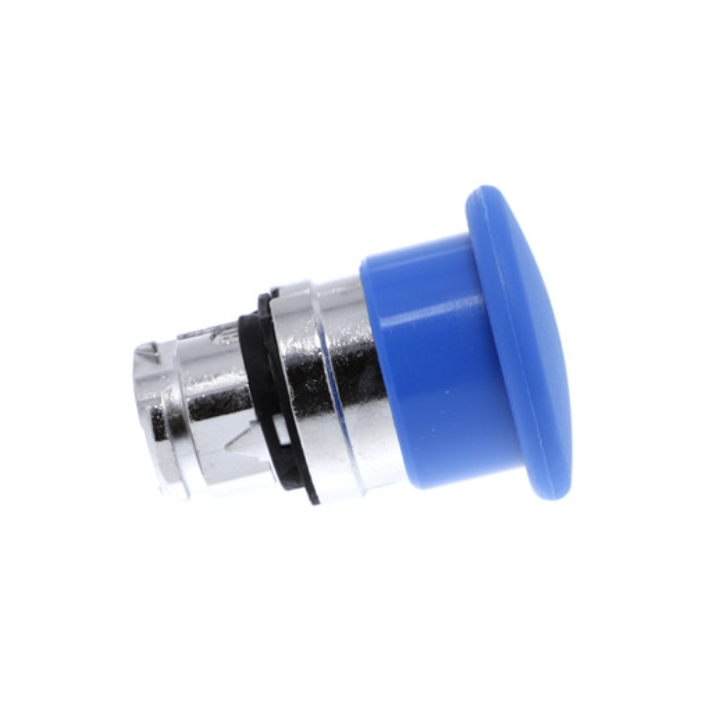 Schneider ZB4BC6 Blue Mushroom Push Button Head