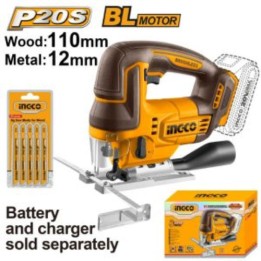 INGCO CJSLI1008 Jigsaw 5P Blade 20V Power Share and Cordless