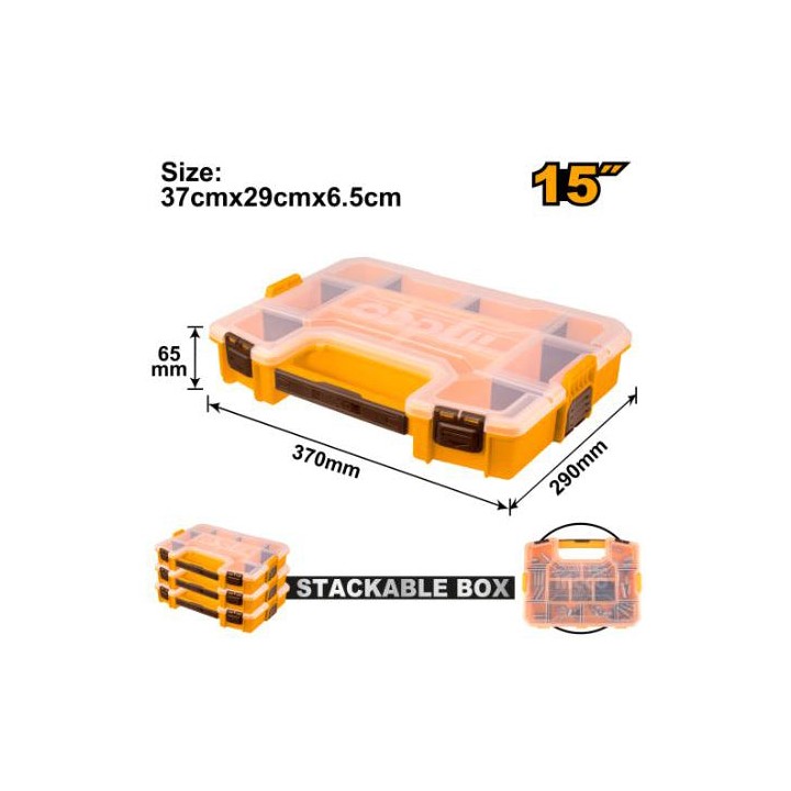INGCO PBX1511 Plastic Organiser 37x29x6.5CM