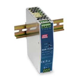 Mean Well NDR-75-24 75W 24VDC 1PH Power Supply