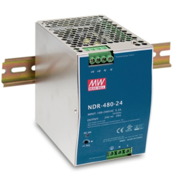 Mean Well NDR-480-24 480W 24VDC 1PH Power Supply