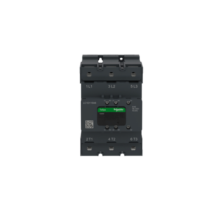 Schneider LC1D115A6EHE Contactor TeSys Deca 115A 3P 48-130V ACDC Everlink