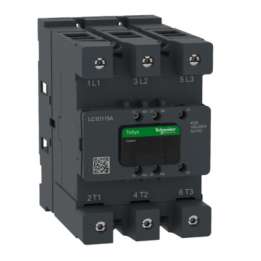 Schneider LC1D115AKUE Contactor TeSys Deca 115A 3P 100-250V ACDC Everlink