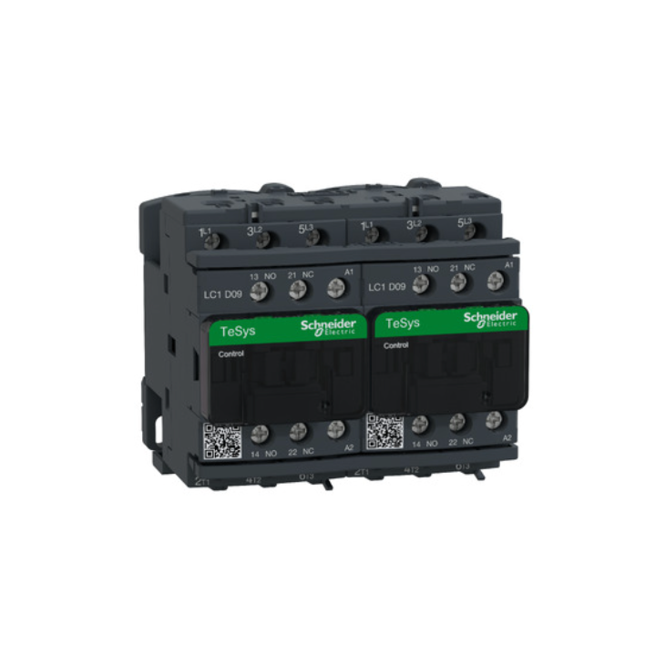 Schneider LC2D09F7 D Reversing Contactor 9A AC3 110VAC Coil
