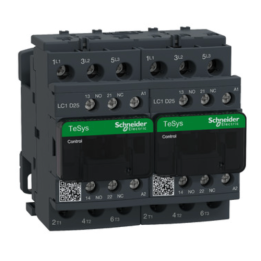 Schneider LC2D25F7 D Reversing contactor 25A AC3 110VAC Coil