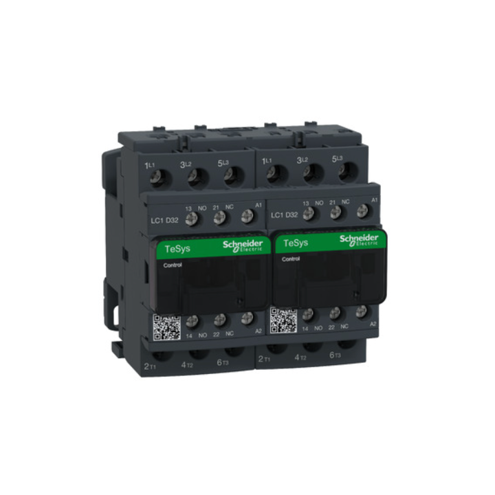 Schneider LC2D32F7 D Reversing Contactor 32A AC3 110VAC COIL