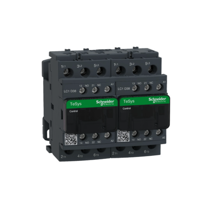 Schneider LC2D38F7 D Reversing Contactor 38A AC3 110VAC Coil
