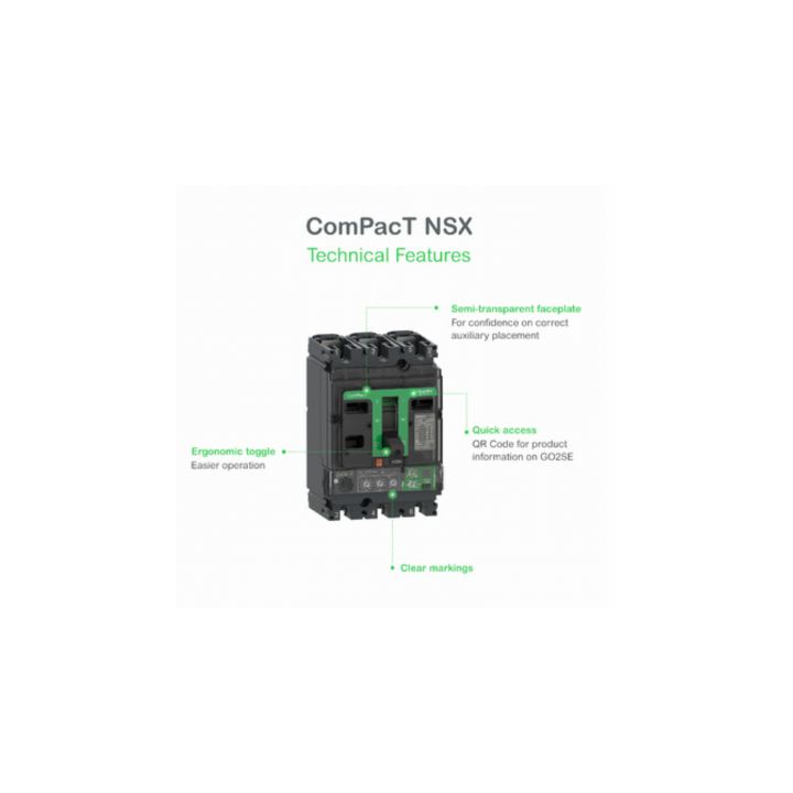 Schneider C163160S NSX160NA 3P 160A Switch Disconnector