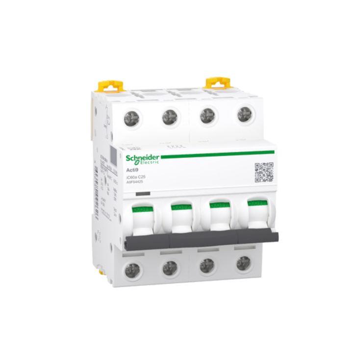 Schneider A9F64440 C60A 4P 40A 6KA C Curve Miniature Circuit Breaker