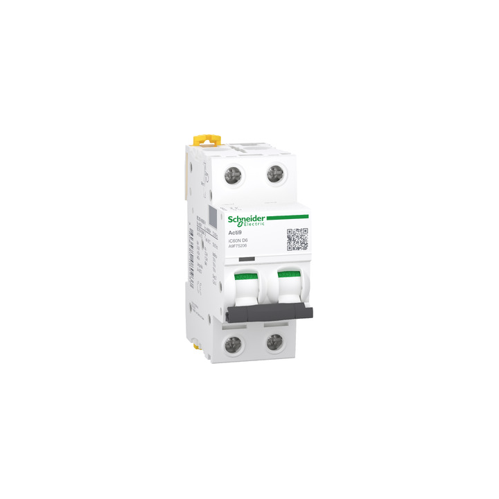 Schneider A9F75216 C60N 2P 16A D CURVE 10KA