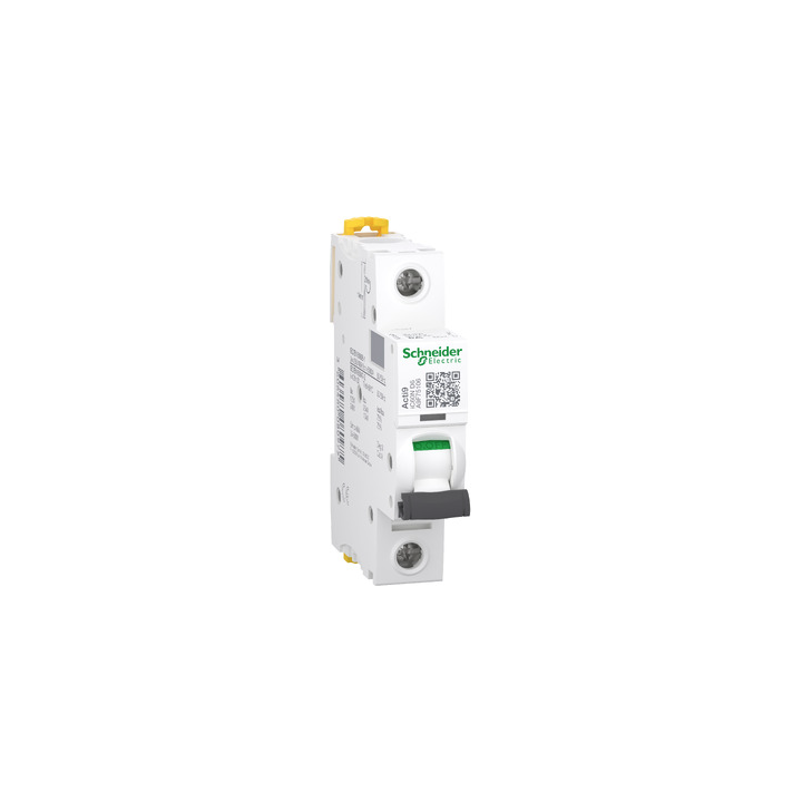 Schneider A9F75163 C60N 1P 63A D CURVE 10KA