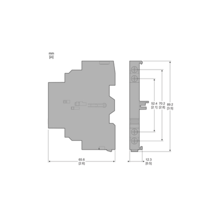 Schneider GVAD0110 Auxiliary Contact 1NO+1NC LHS GV3