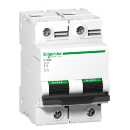 Schneider A9N60711 C120A 2P 80A C Curve 6kA Breaker
