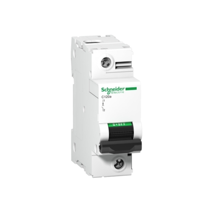 Schneider A9N60709 C120A 1P 100A C CURVE 6KA Breaker