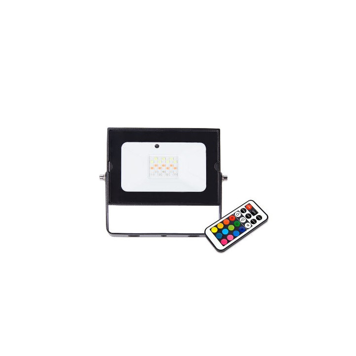 Pioled BE-PIO-0000159 LED Floodlight 20W Combat RGB IP65 includes Remote