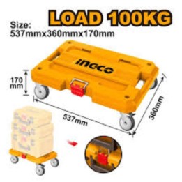 INGCO HHWB61001 Rolling Board 534X360X170MM 100KG on Wheels