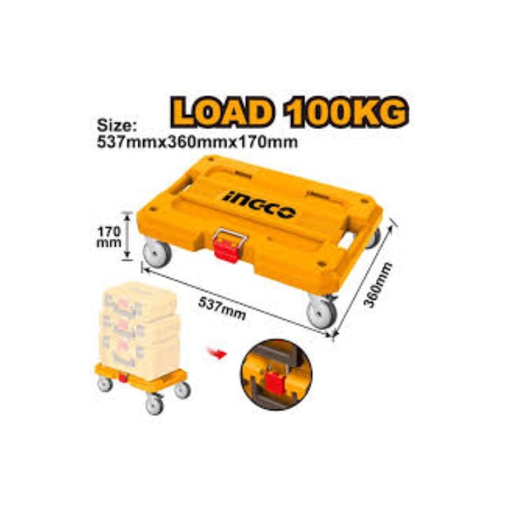 INGCO HHWB61001 Rolling Board 534X360X170MM 100KG on Wheels