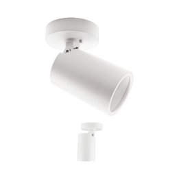 Pioled R340 Coastline 1Light White GU10 Surface Mount Spotlight