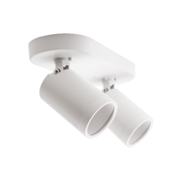 Pioled R342 Coastline 2Light White GU10 Surface Mount Spotlight