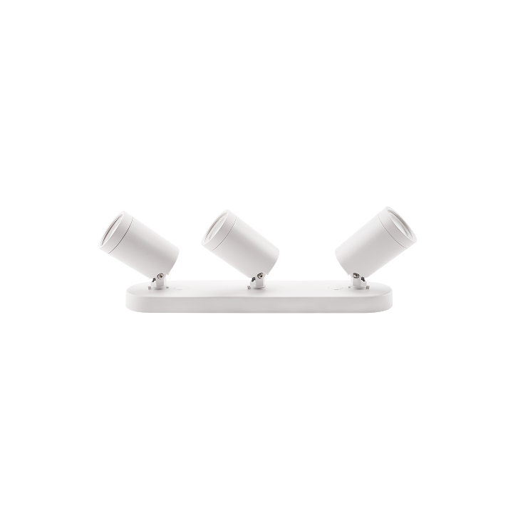 Pioled R344 Coastline 3Light White GU10 Surface Mount Spotlight